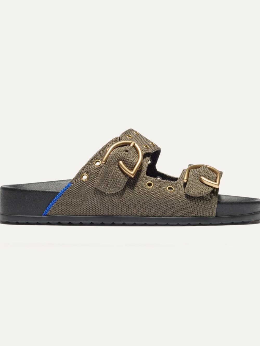 Rothy's Buckle Slide in Eyelet Safari - Picture 3 of 3